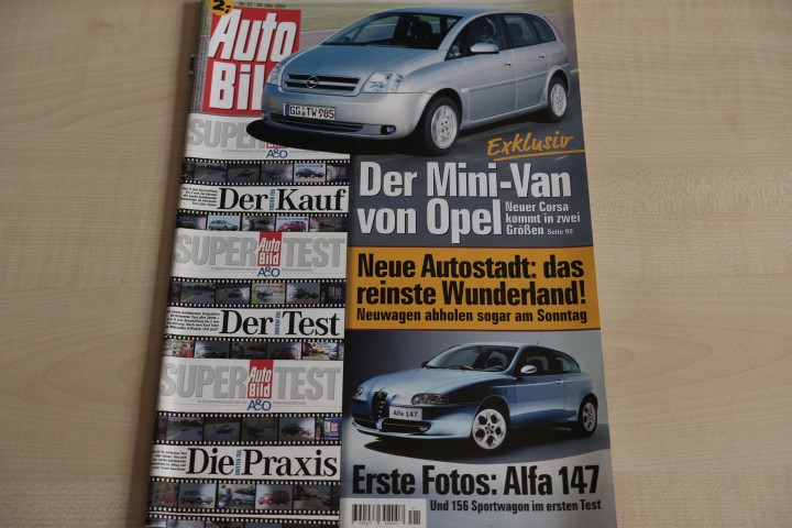 Deckblatt Auto Bild (21/2000)